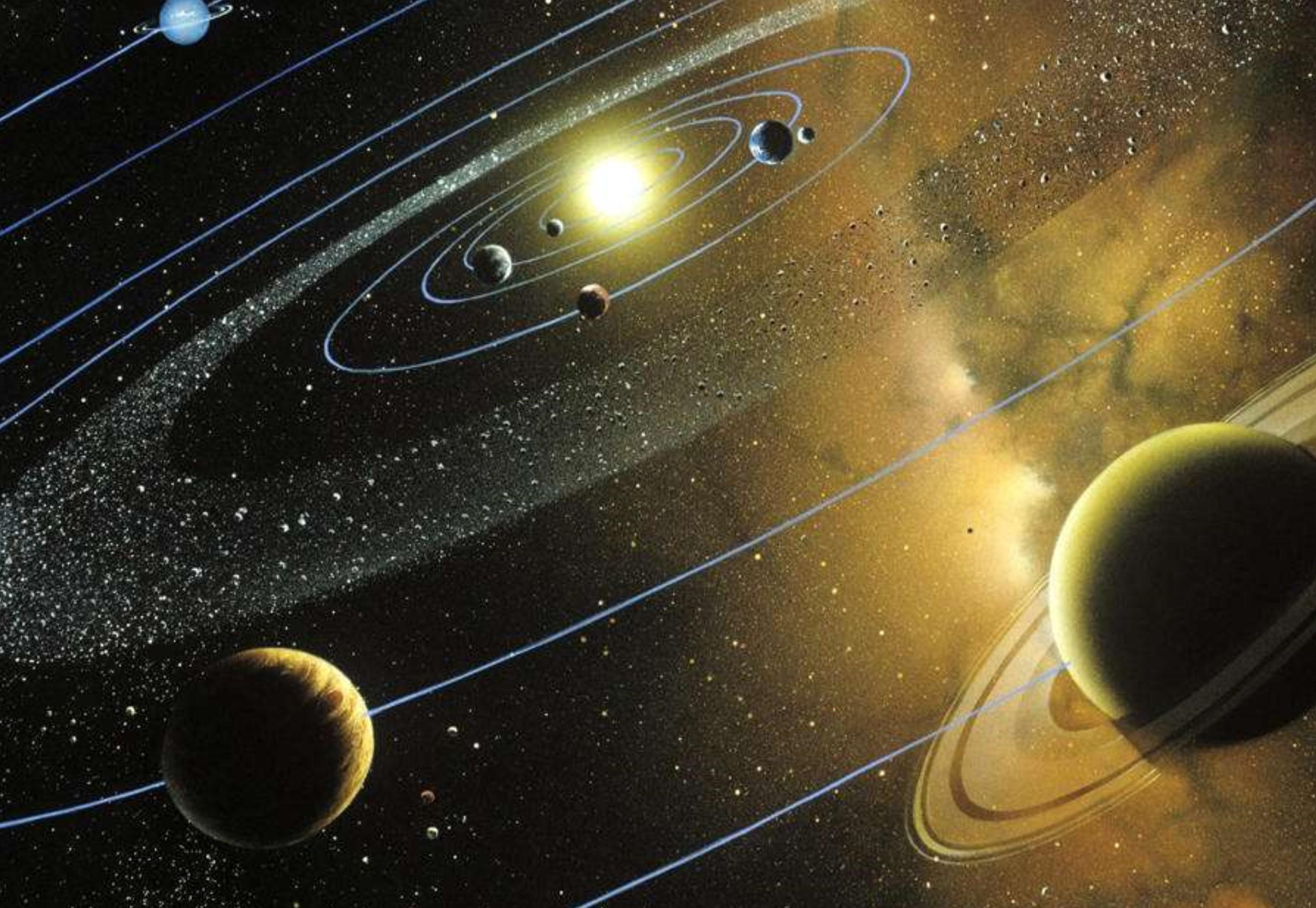 宇宙中各种星球是怎么转动起来的为什么转速不一样