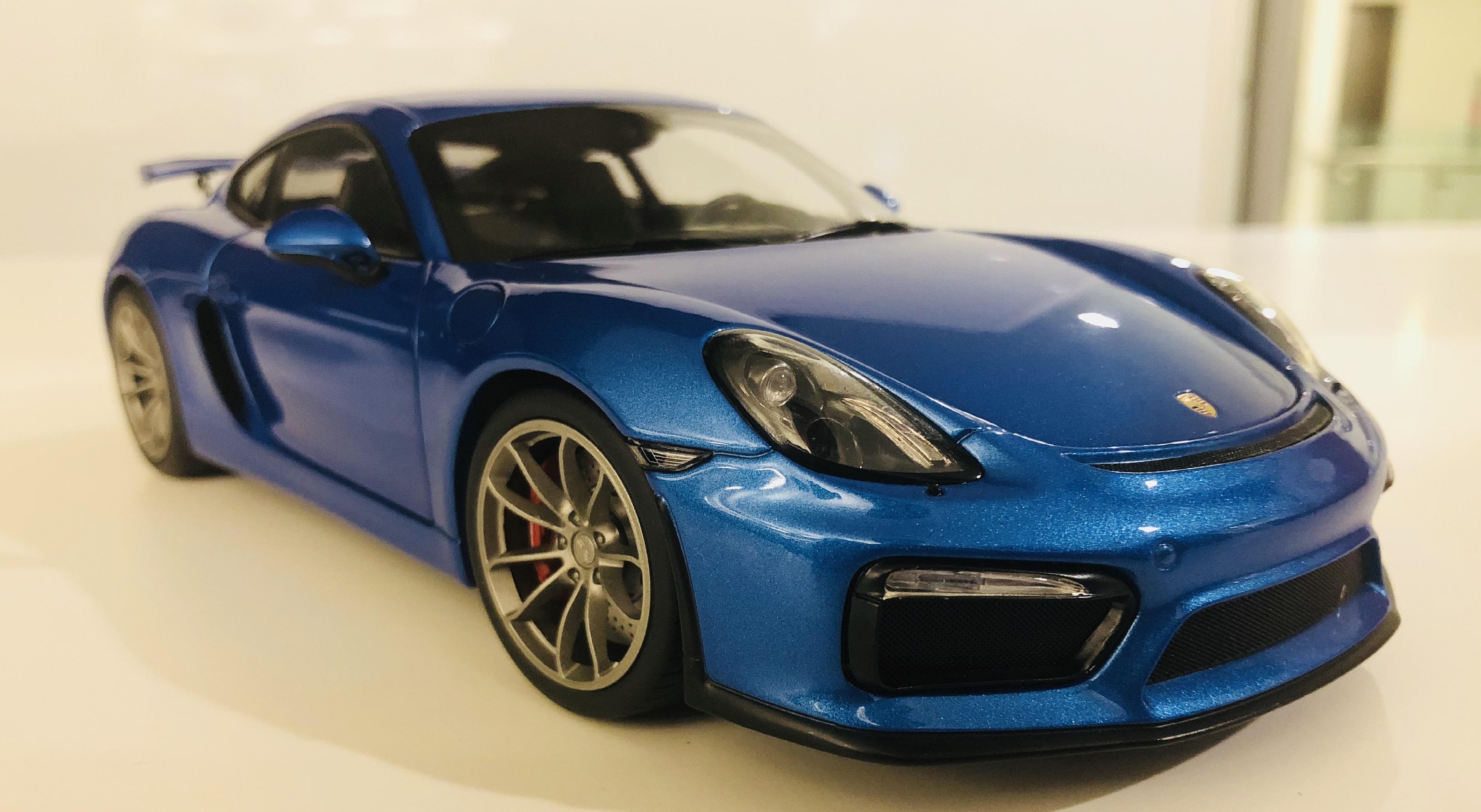 等了两周等来的蓝色保时捷卡曼gt4舒克