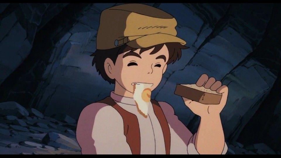 主人公少女希达和少年巴鲁以及海盗,军队,穆斯卡等寻找天空之城拉普达