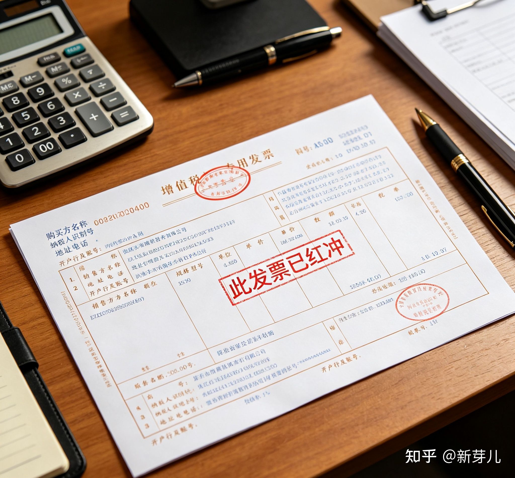 发票已经抵扣,为什么还能被红冲? - 知乎