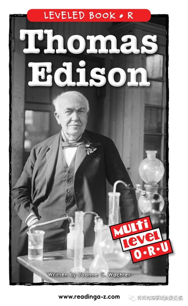 我们把这本书和一本who was thomas alva edison进行比较:这两本书都