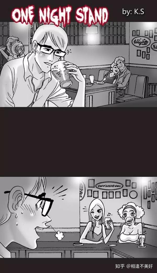 惊悚漫画 马 暗送秋波的背后 知乎