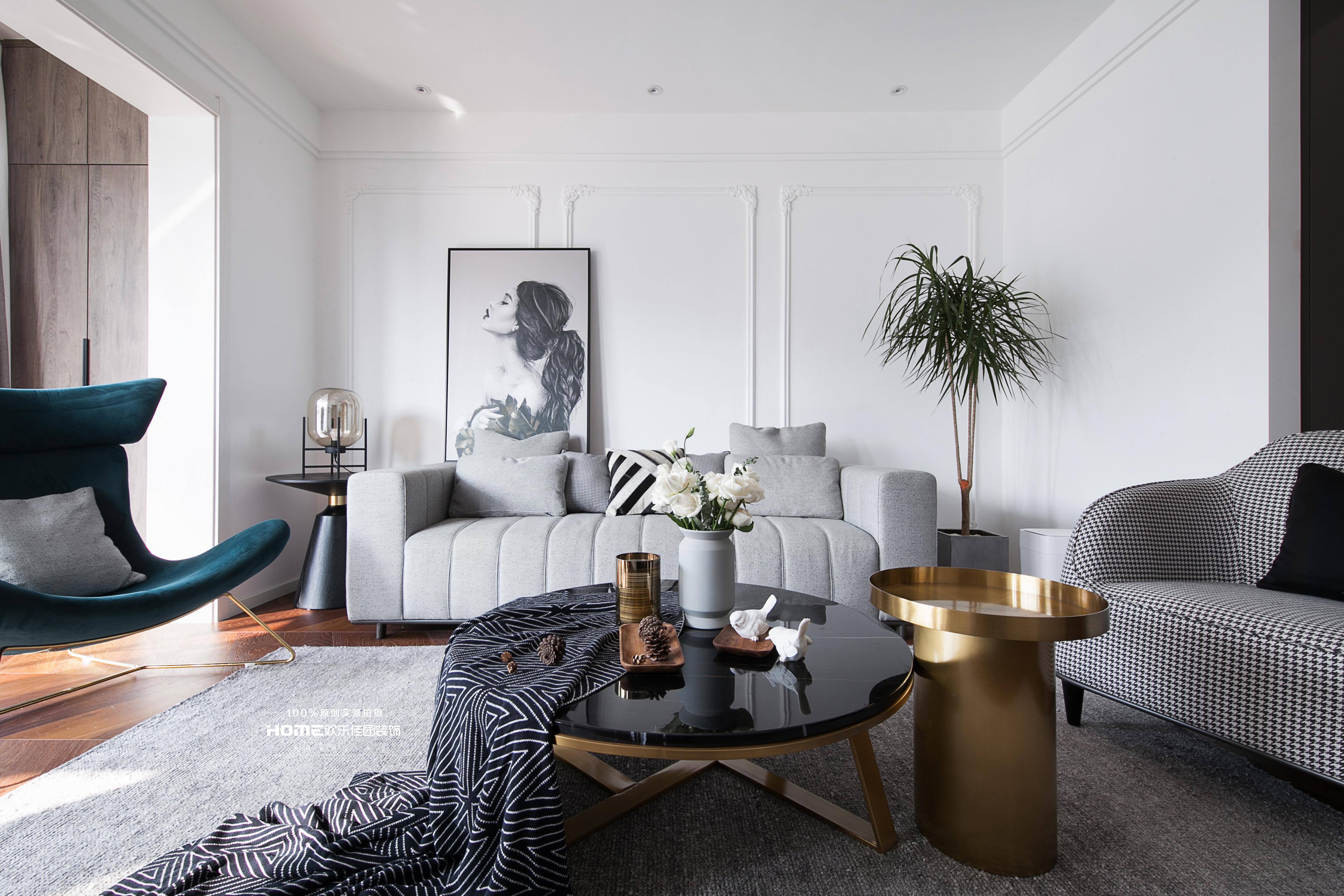 138m05简约三居温暖精致浪漫轻奢