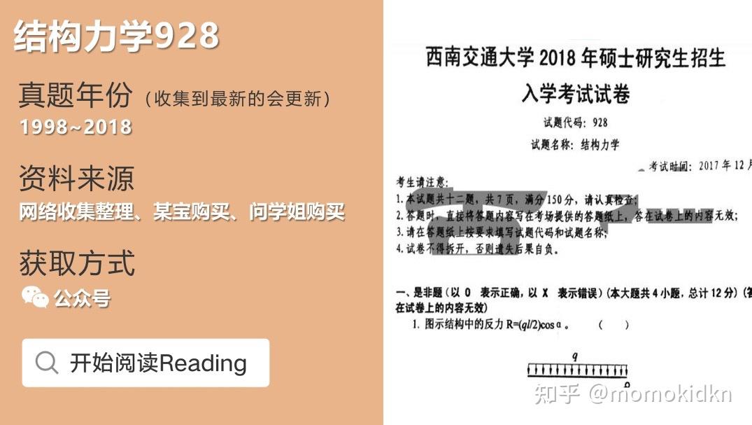 西南交通大学考研专业课真题资料汇总