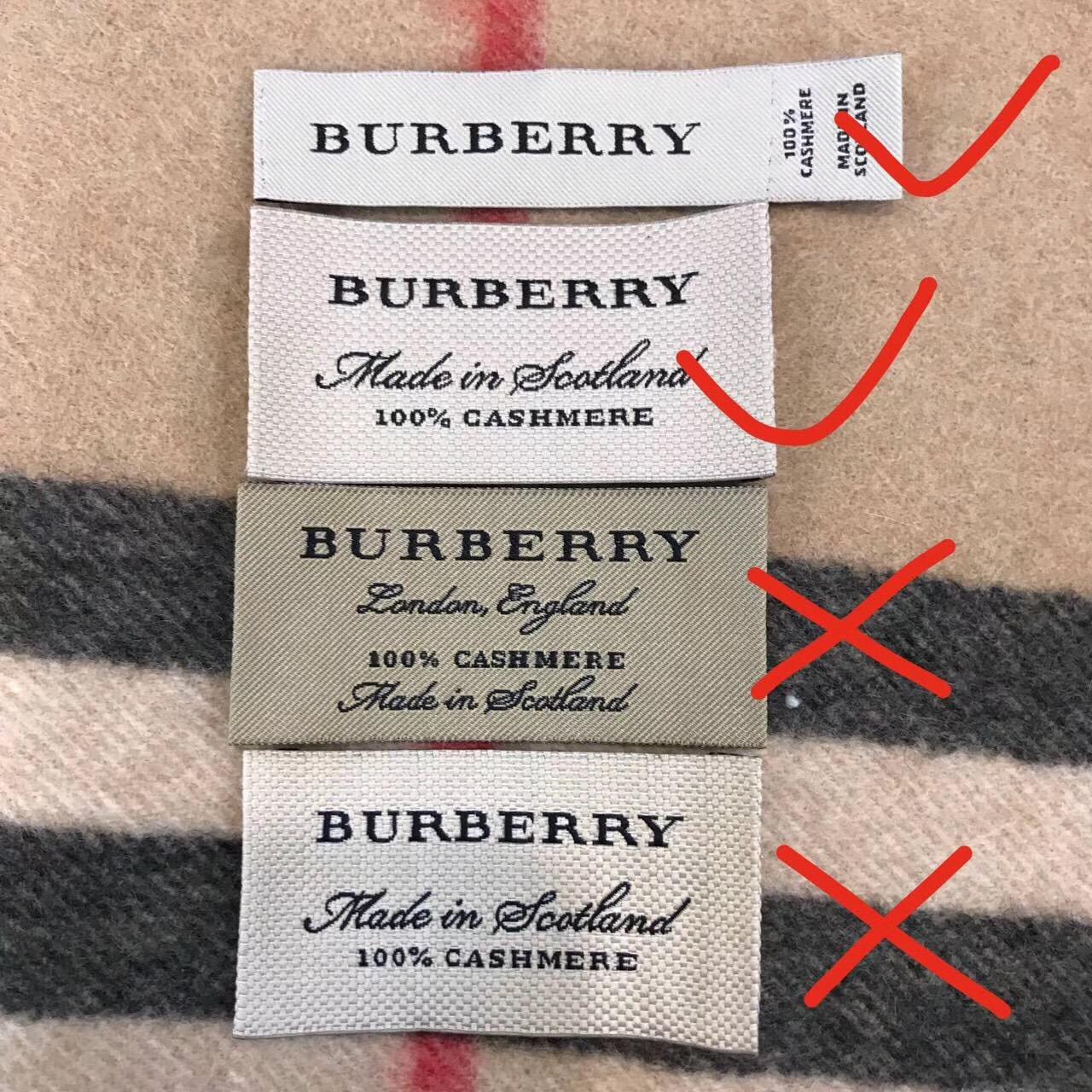 怎样鉴别burberry围巾是真是假_高仿burberry围巾真假标