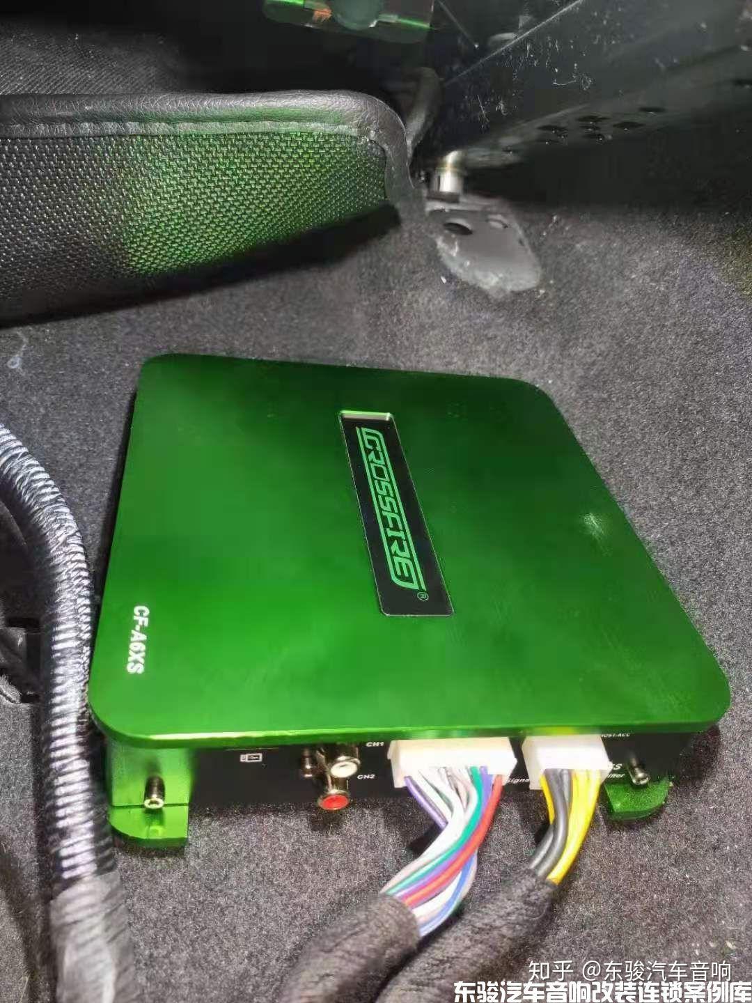 滨州东骏汽车音响改装丰田亚洲龙升级交叉火力cfa6xs施工案例