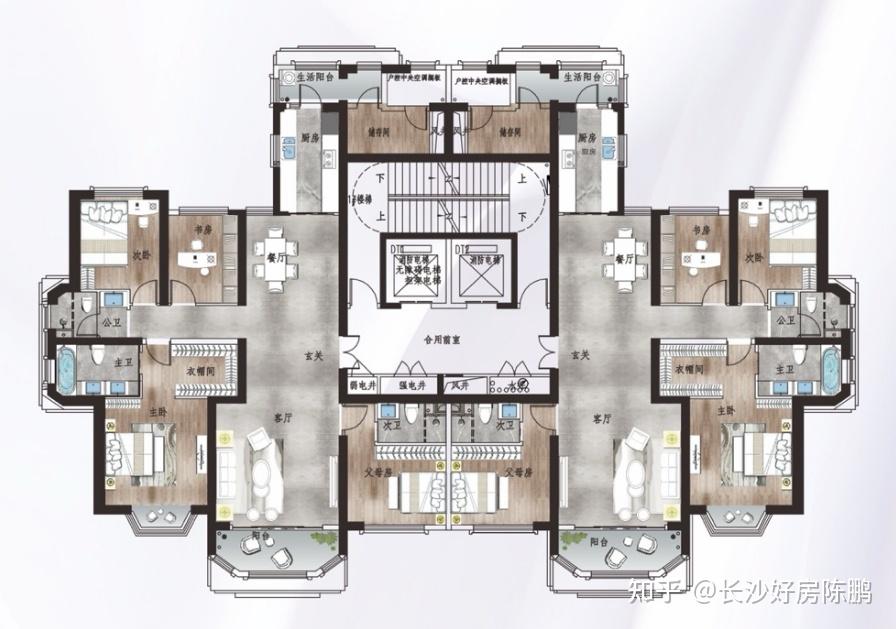 300-400万,长沙无敌视野大平层:市中心地铁口+商业中心+名校本部! - 知乎