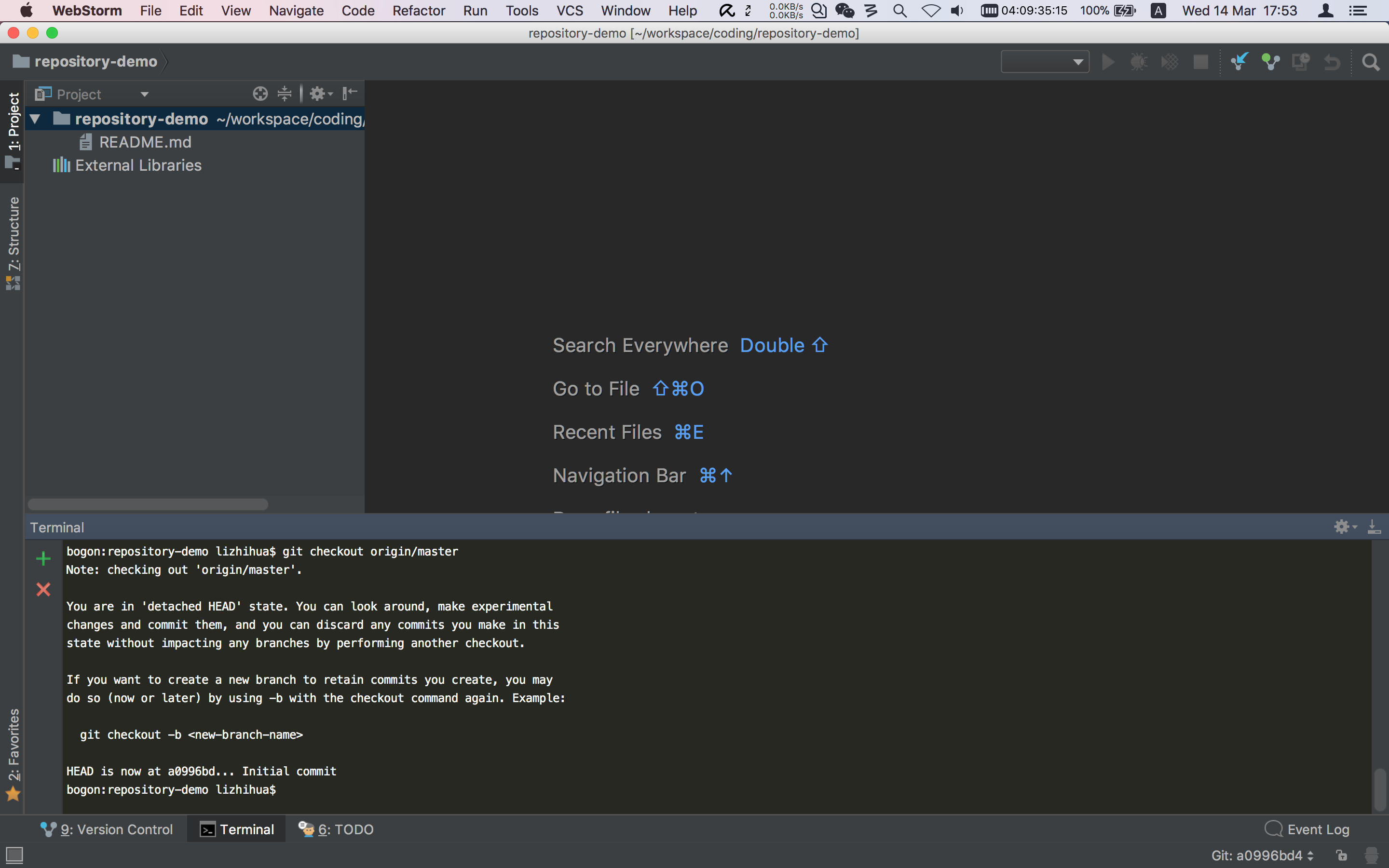 在 WebStorm 中熟练地使用 git - 知乎