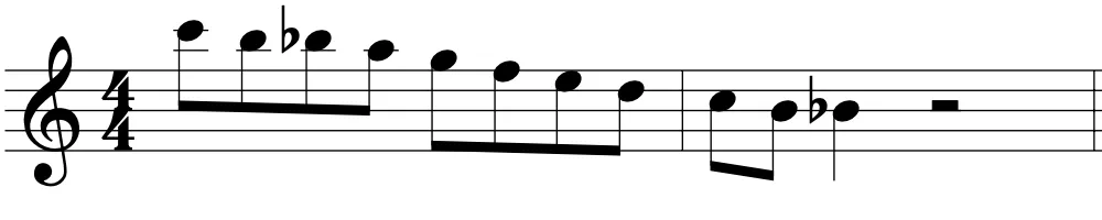 或者缩短乐句均可/总结/本文主要讲解了bebop音乐中的常用音阶bebop