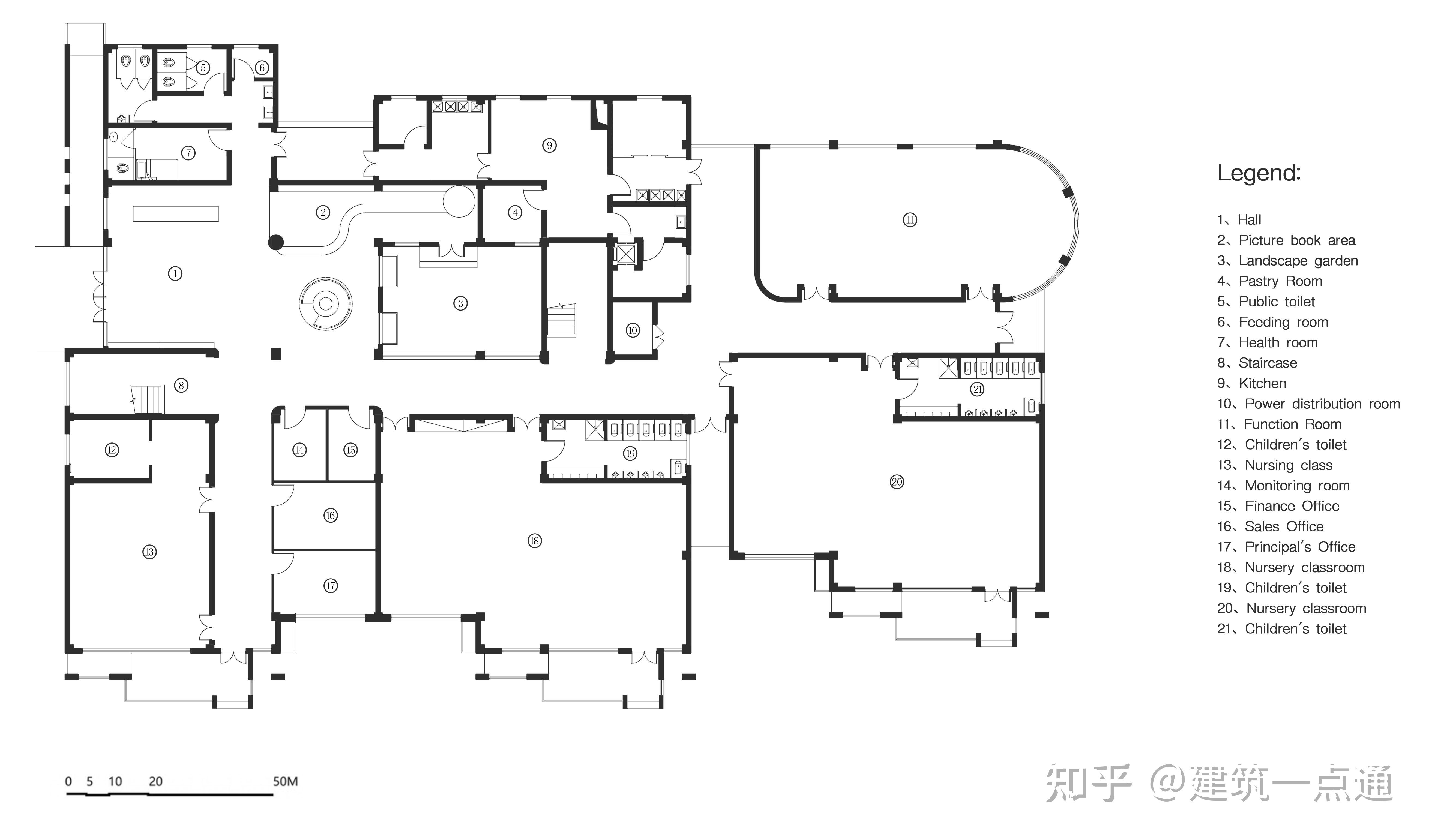 托幼机构设计平面图图片