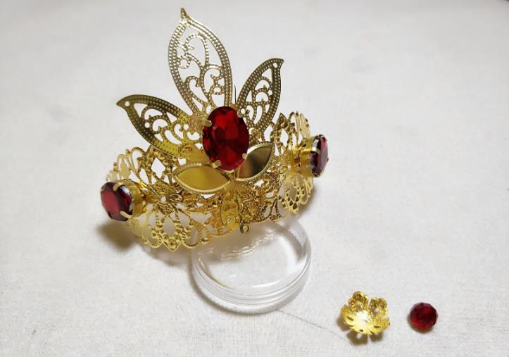 一个简单实用的古风女士小发冠制作教程丨维森工作室