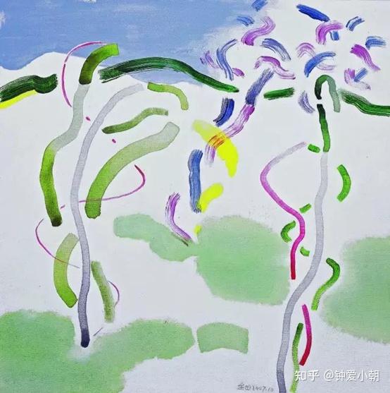 油画中的中国写意精神,金田的画,看起来很洋气,很现代,本质上很中国
