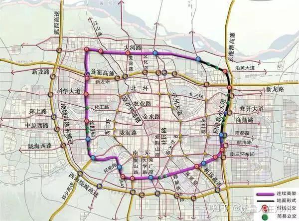 郑州市南五环地图图片