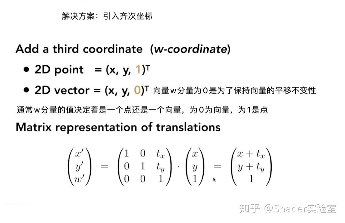 Transformation Matrix 变换矩阵 - 知乎