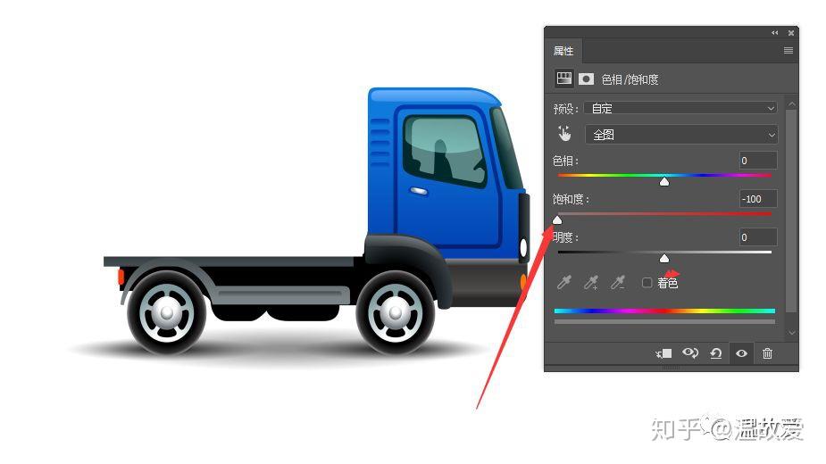 用通俗的话解释PS中的色相、明度与饱和度的