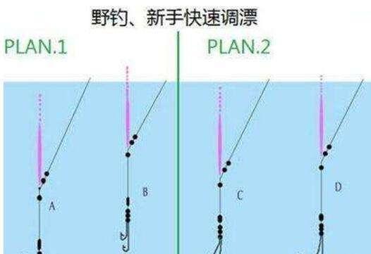 台钓怎样调漂调漂的正确方法与技巧快速简单调四钓二