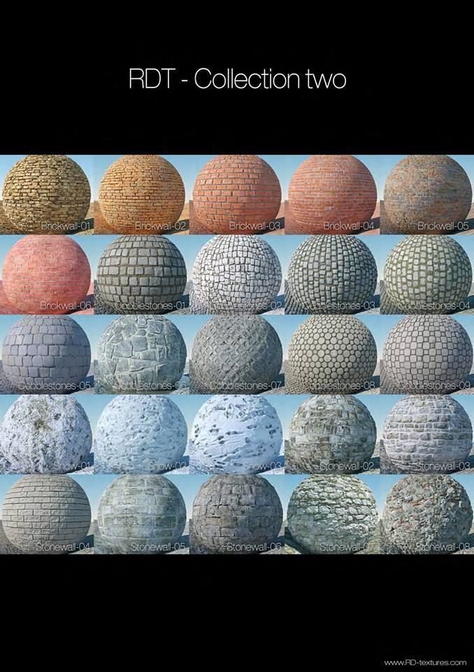 2套51张精品置换贴图