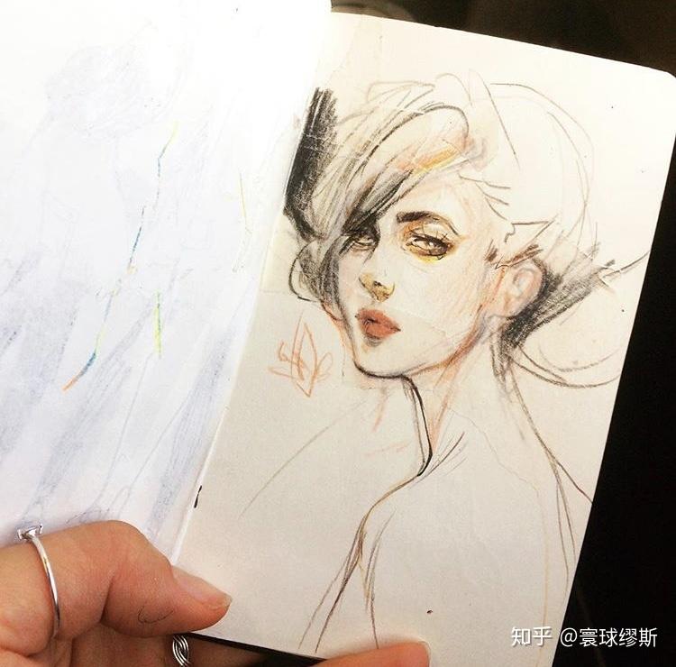 时装画手绘过程全分享揭秘圣马丁时装画老师connielim的绘画秘密