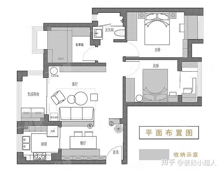 110平標準三房清新又溫暖收納空間滿滿還顏值在線