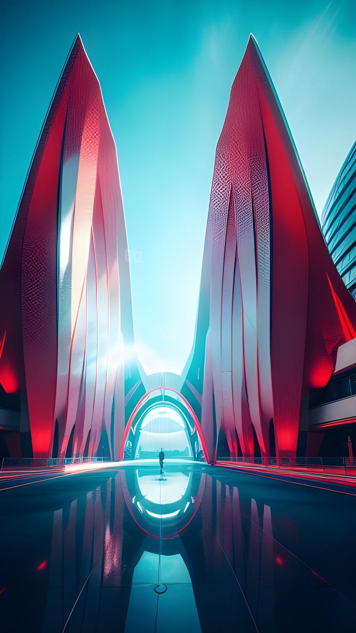 有什么极具科幻感的建筑造型最好带颜色的