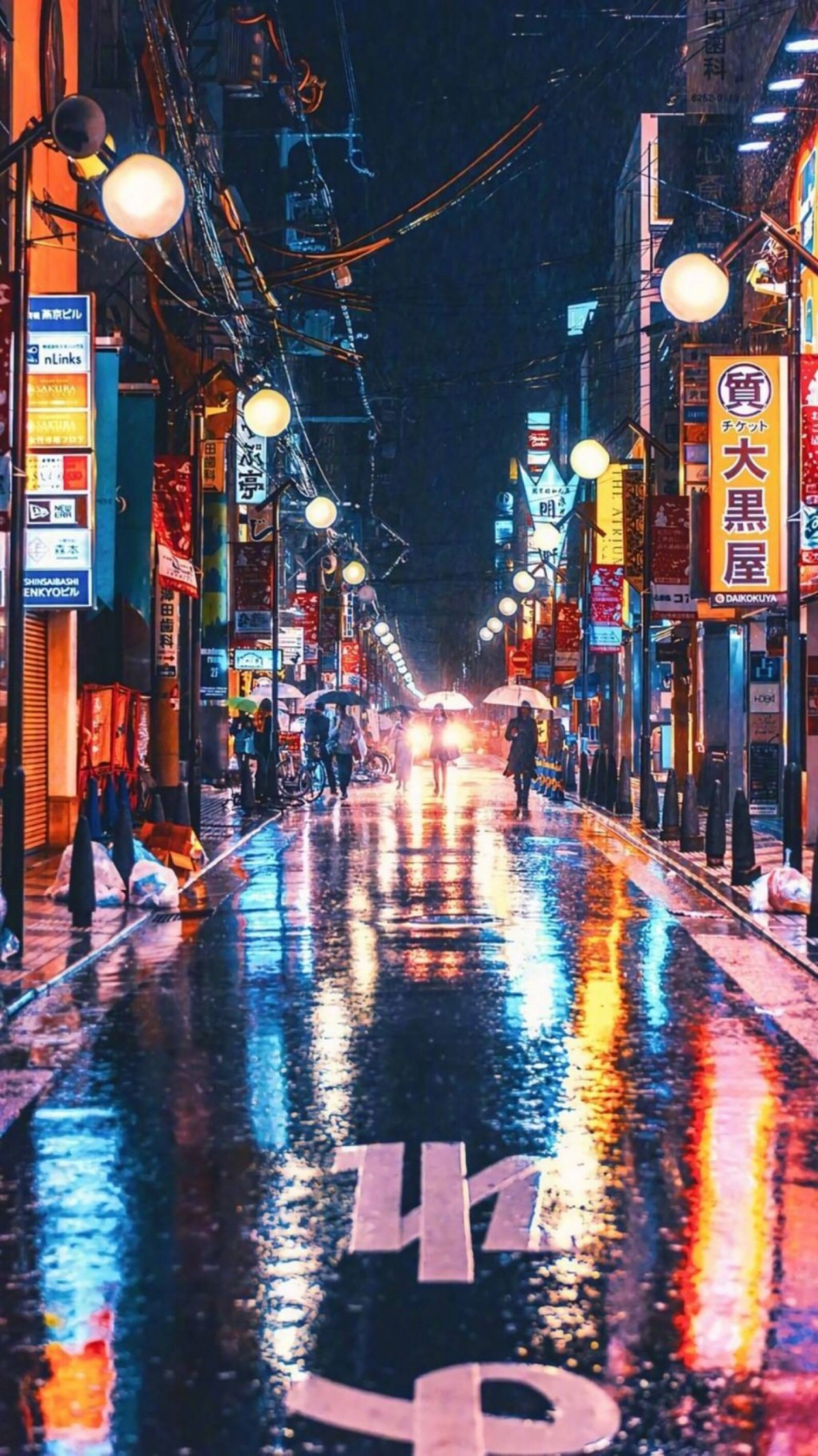 下过雨的城市街道马路唯美摄影壁纸图片-风景-3g电脑壁纸图片