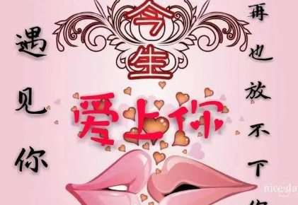 遇见你爱上你从此认定你一生无论未来如何你都是永远的唯一