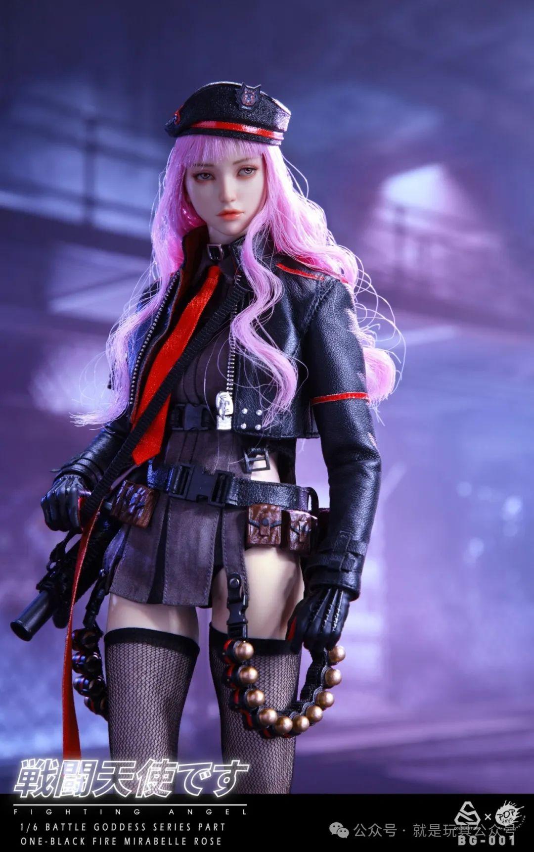 poptoys战斗天使黑火cos妮姬的超美枪娘