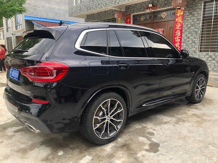 2020款宝马x3xdrive30i炭黑提车五个月作业