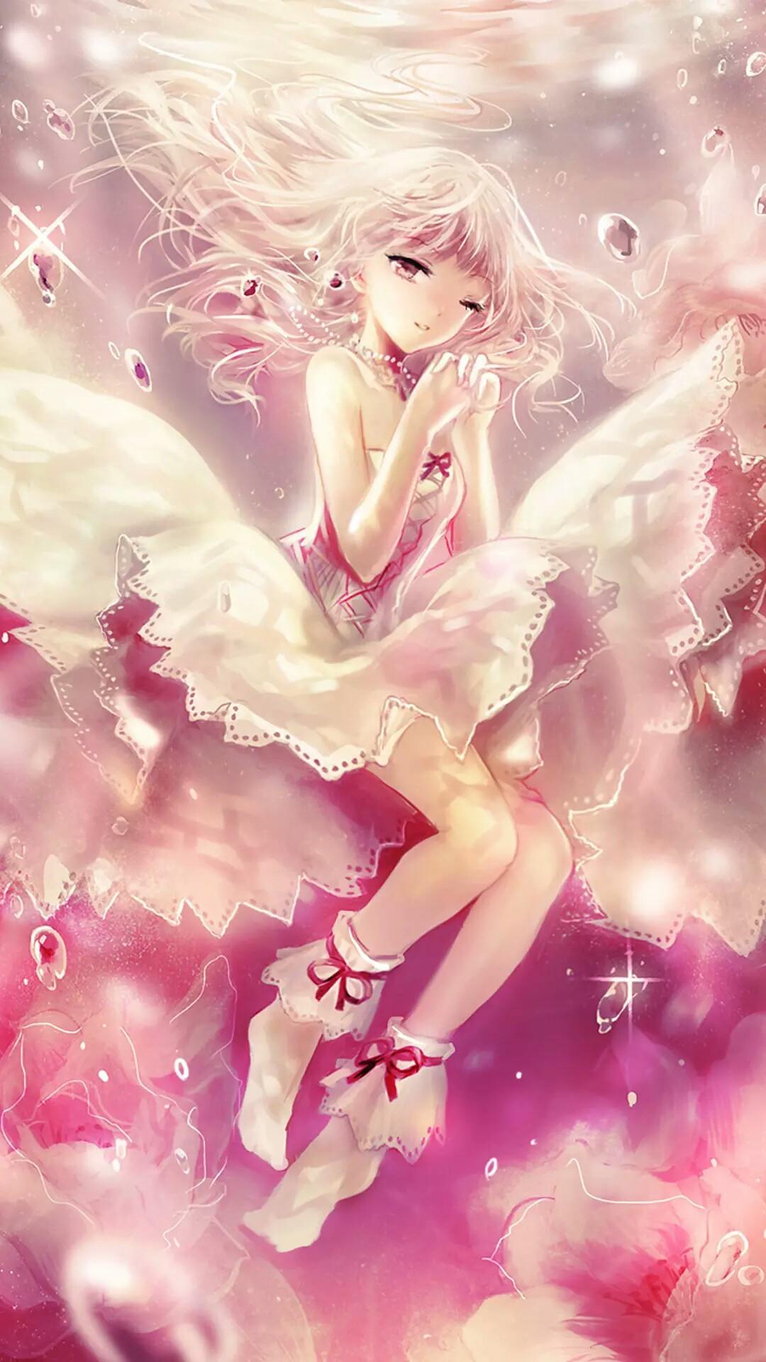 请问大家有没有类似这样二次元萌妹风的壁纸