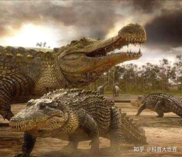 史上最大的鳄鱼嘴巴比人体还长体重堪比一头大象可猎杀恐龙