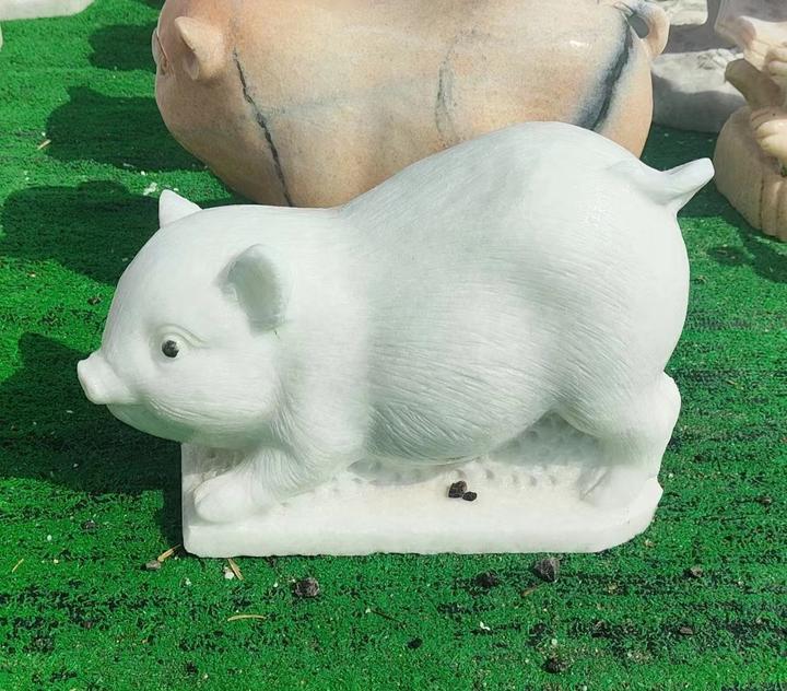石雕猪母猪雕塑小猪石雕经典款式图片