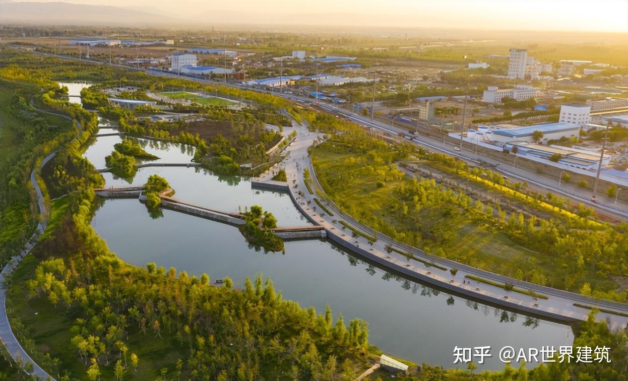新疆昌吉头屯河生态廊道 | 蓝绿交织,以水润城,唤醒城市的静脉