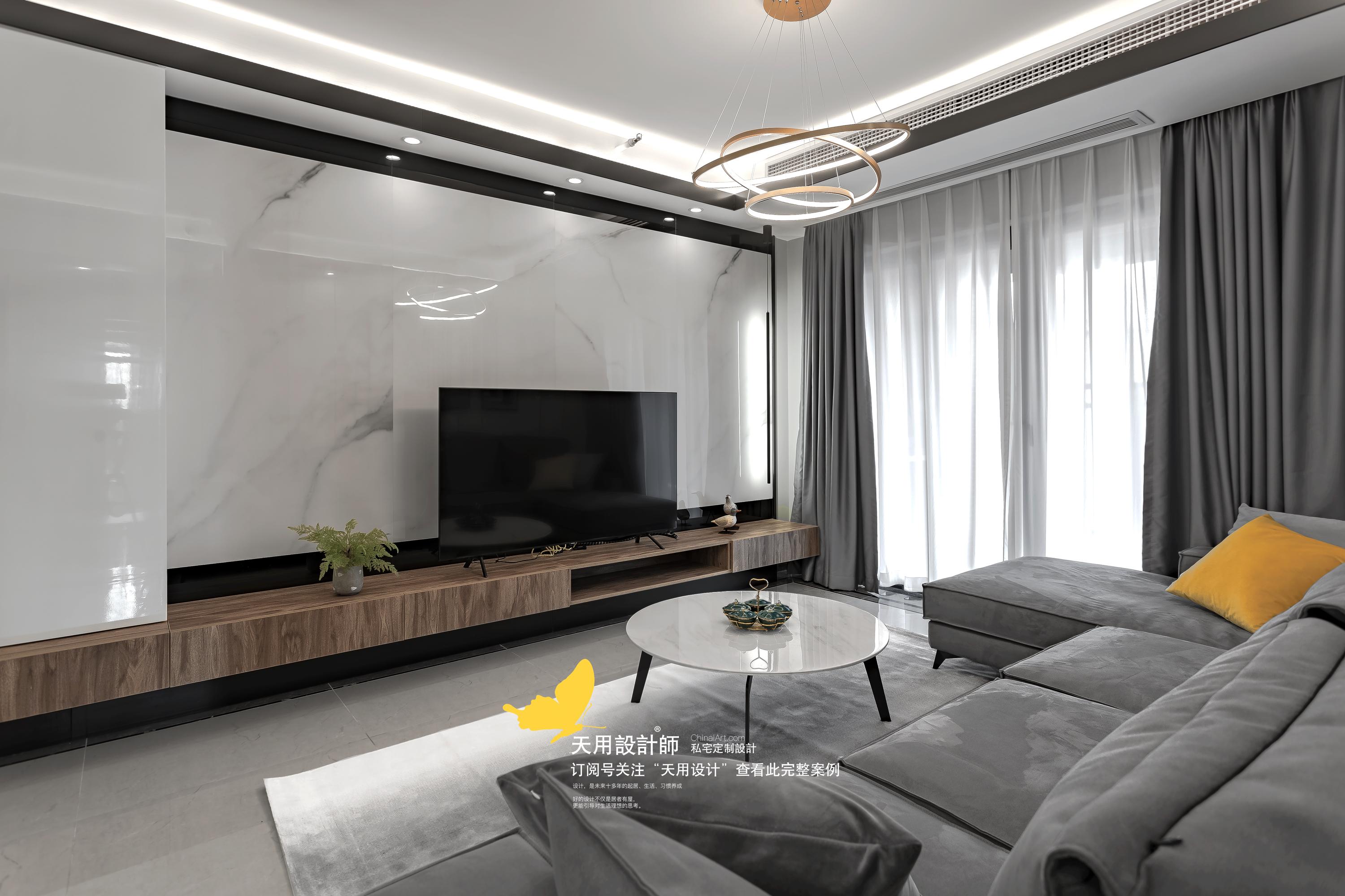 求黑白灰整体装修风格的电视背景墙推荐? - 知乎