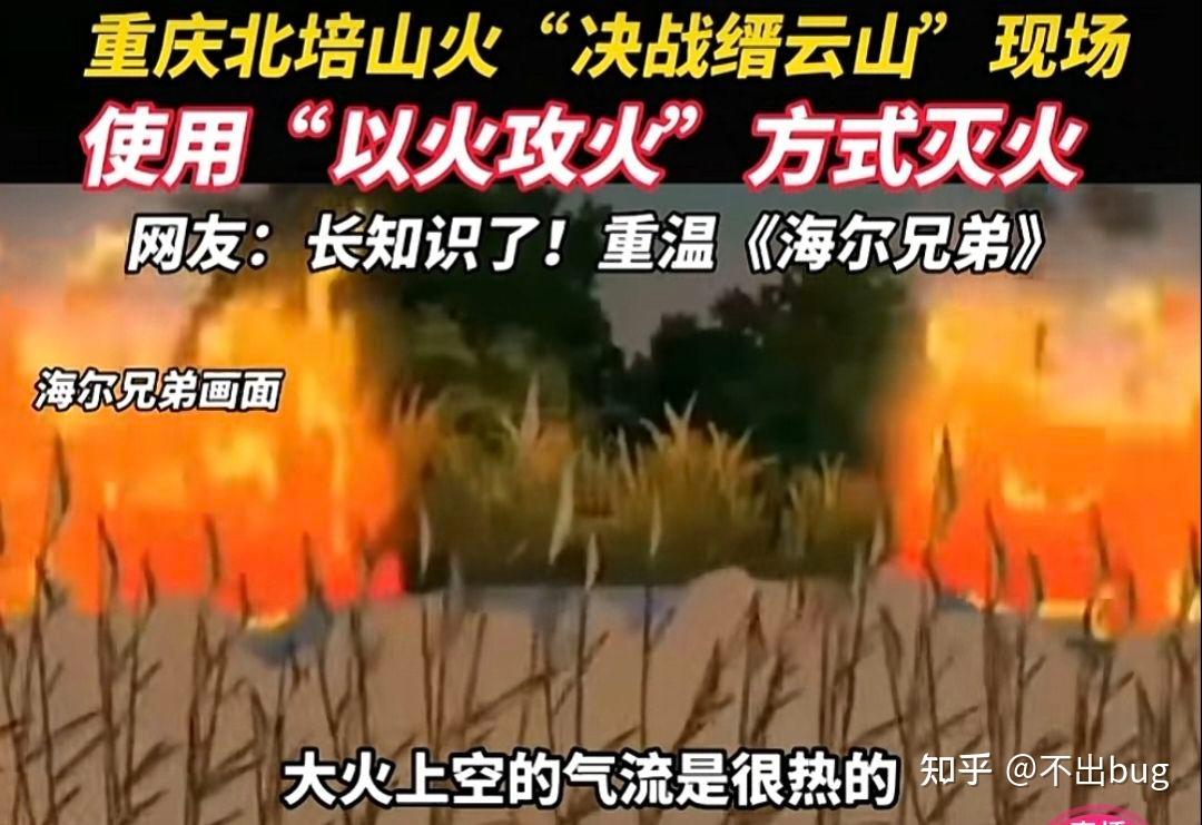重庆北碚山火被有效封控，起决定性作用的「以火灭火」是啥战术？还有哪些救火战术？ - 知乎