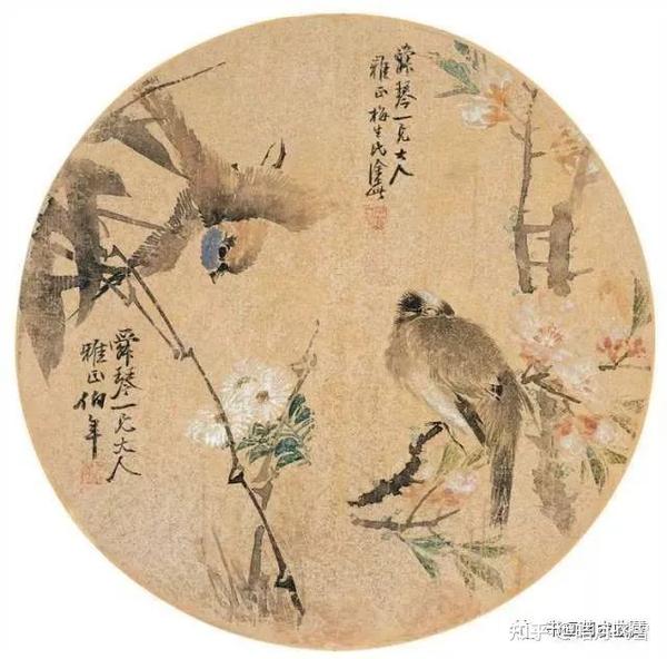 国画名家任伯年：精品花鸟扇面50幅（经典） - 知乎