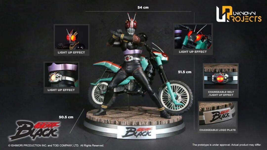 假面骑士black雕像测评 全球限量280套 摩托车与招牌动作太震撼 知乎