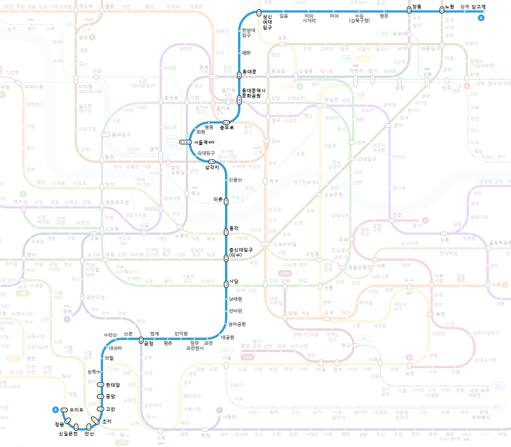 首尔地铁:4号线(上)景点收集! - 知乎
