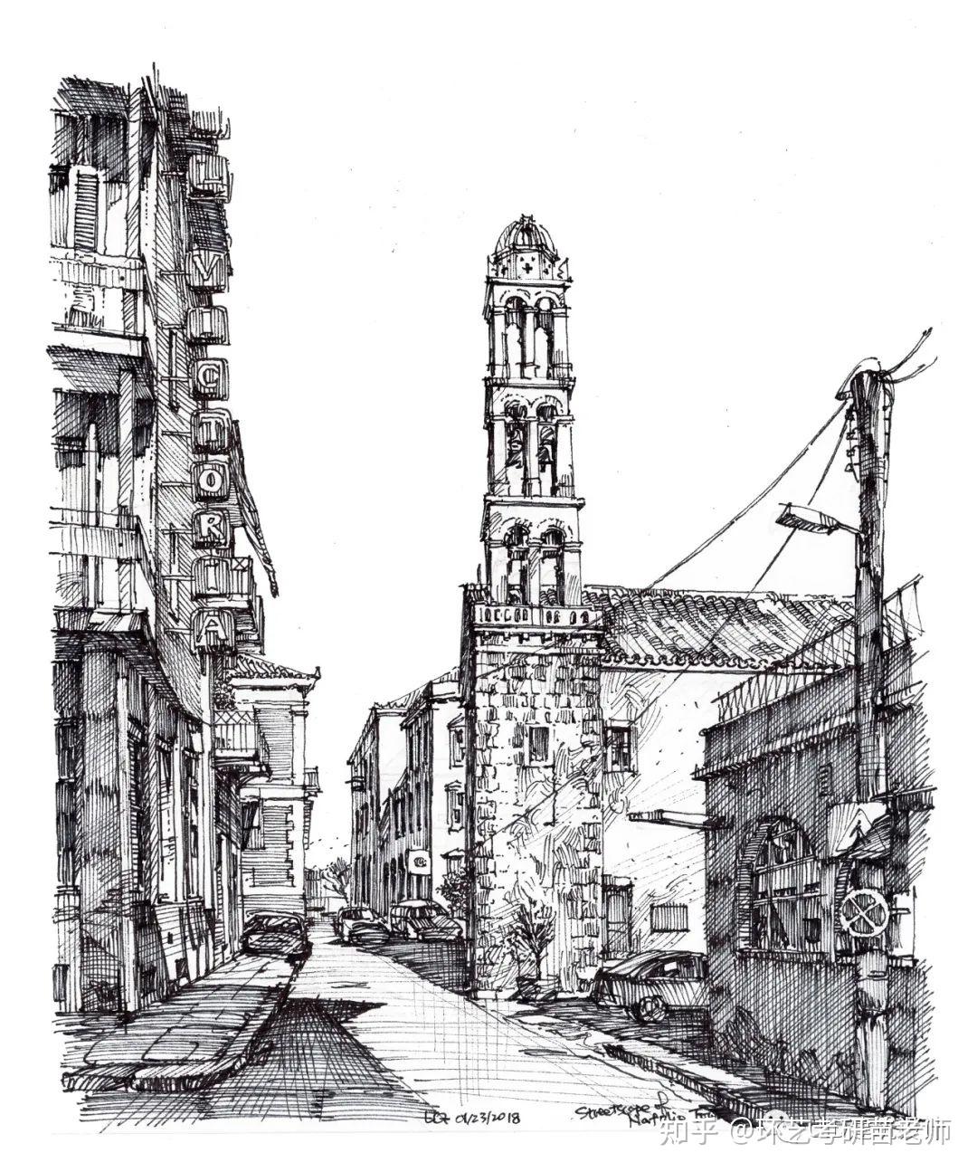 旅行手绘(七)-希腊