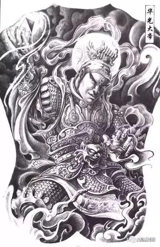 我是雕刻师素描手稿第四期二郎神纹身手稿