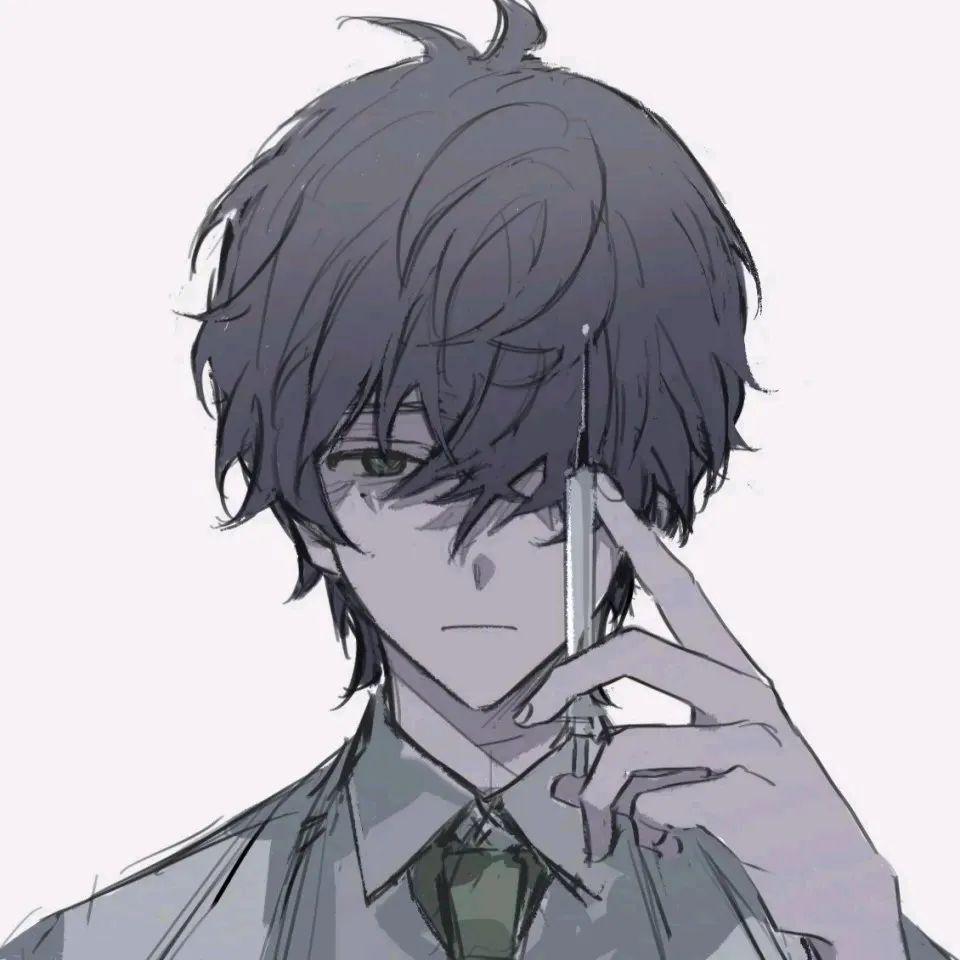 有没有干净学长风格的动漫男头