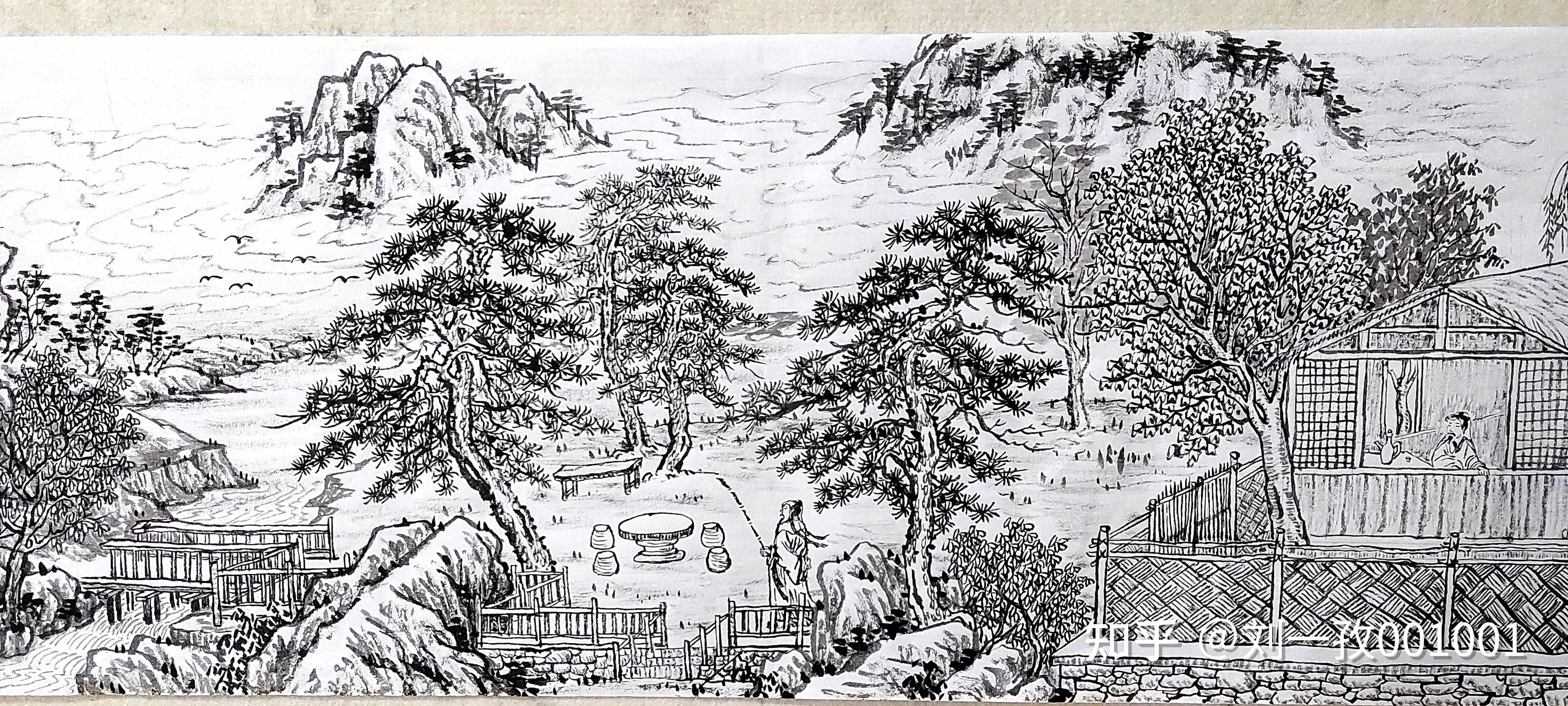 归去来兮辞图卷的创作