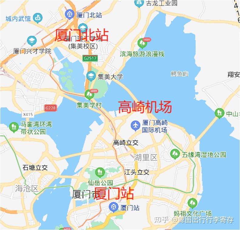 厦门北站地图图片