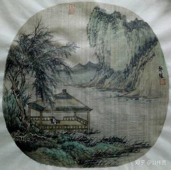 淄博知名山水画家郭强作品