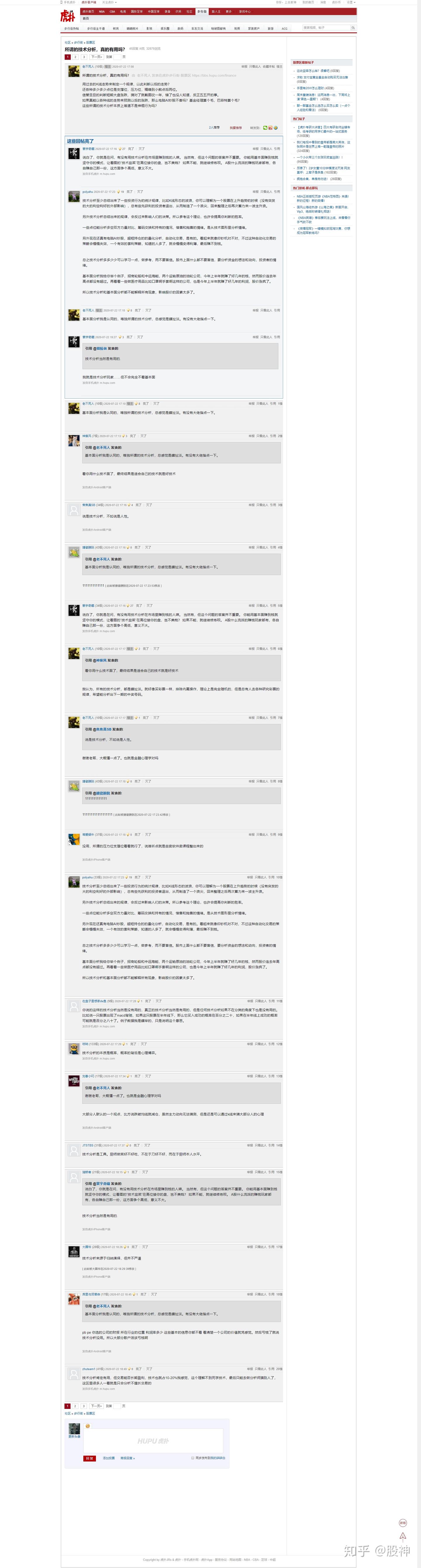 谈技术分析无用论- 知乎