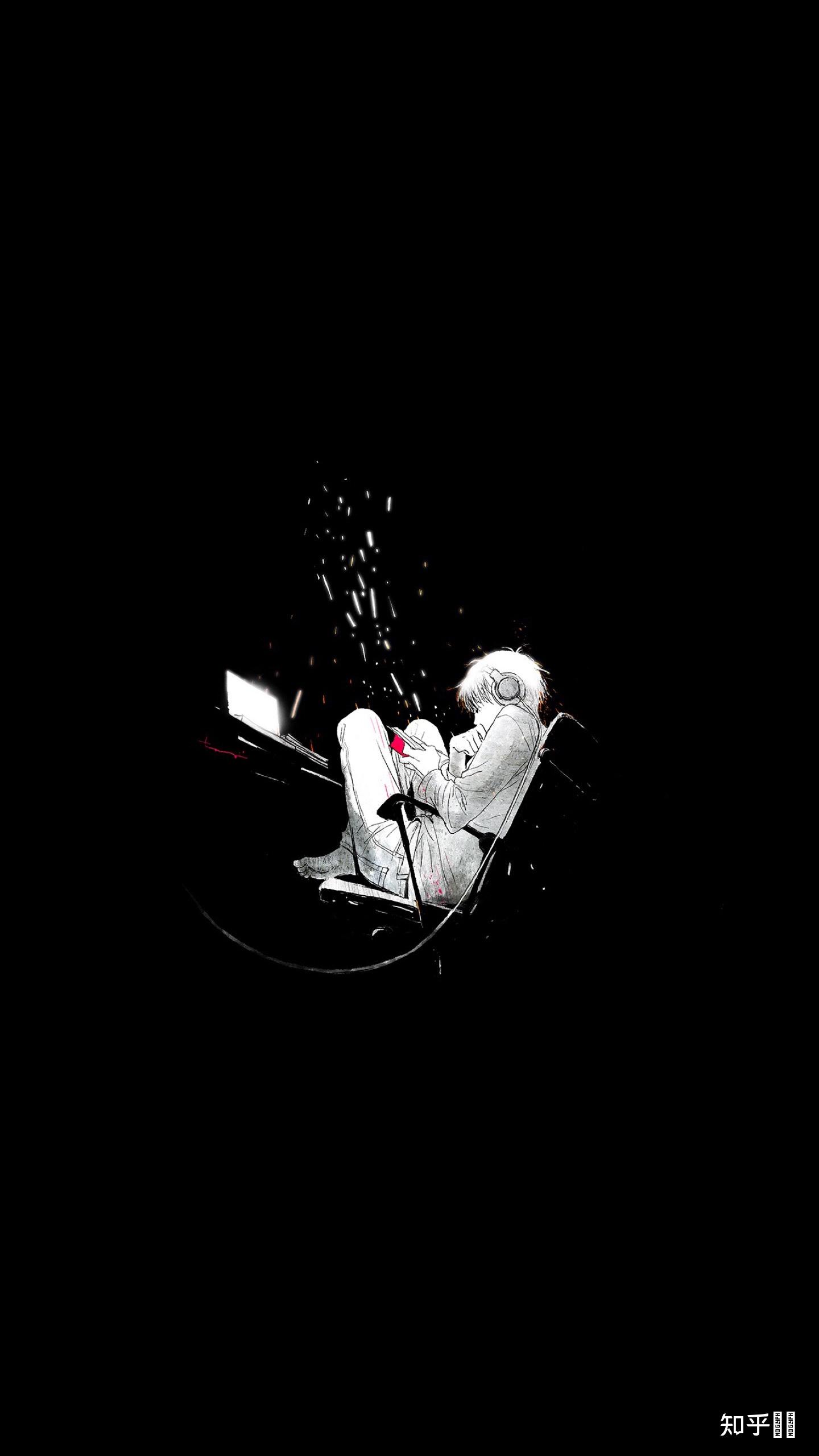 有哪些不压抑的黑色系壁纸