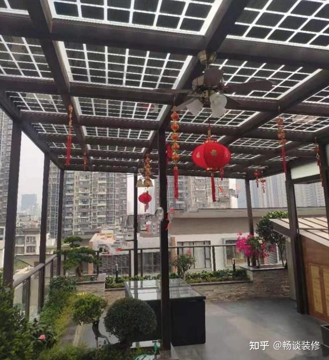 装太阳能板来隔热