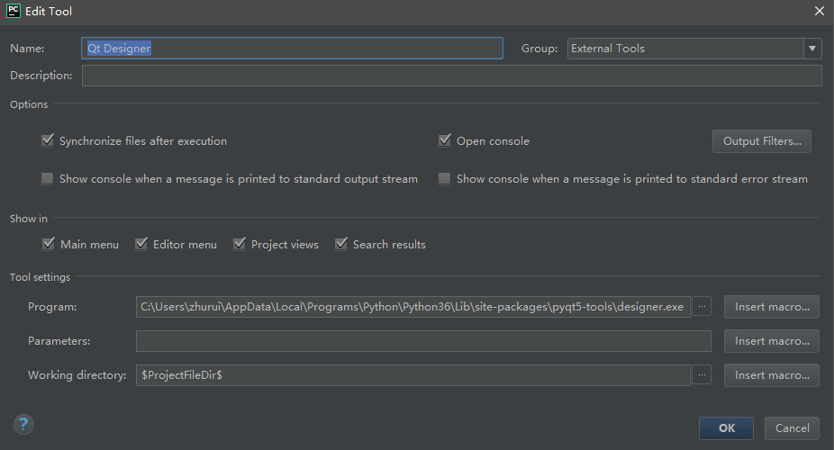 配置Qt Designer到PyCharm 知乎