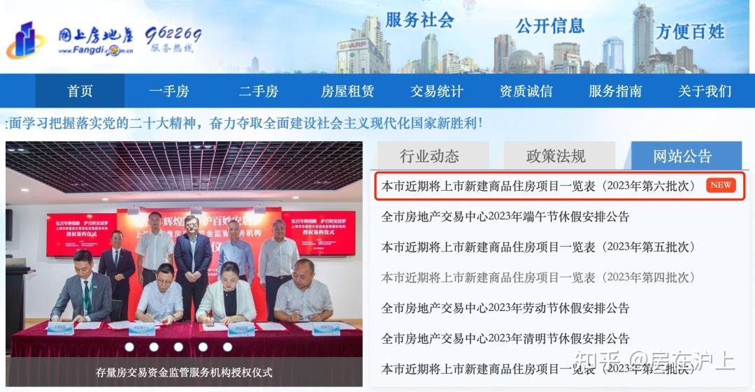 10万+新盘回归!6634套!2023年上海新房 第六批次 26个新盘预备入市! - 知乎