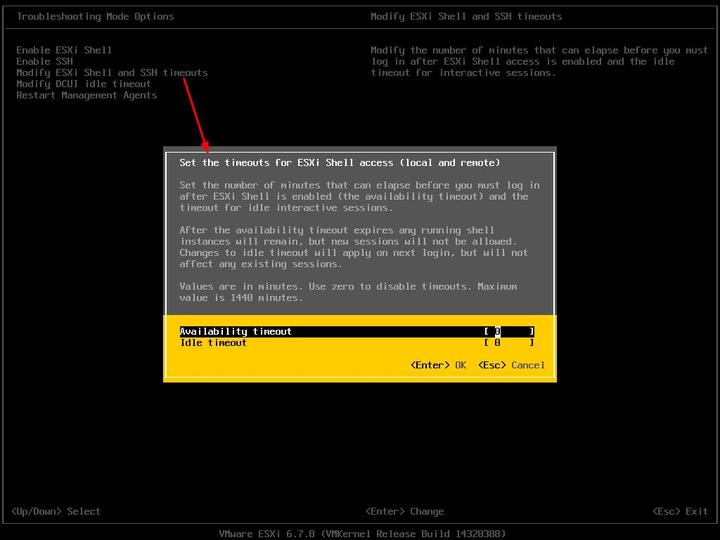 ESXi Modify ESXi Shell And SSH Timeouts Esxi modify esxi shell and ssh timeouts