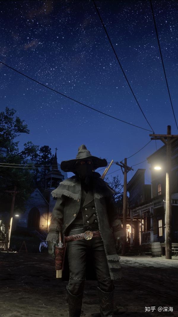 原创荒野大镖客2男牛仔9套基本服装搭配